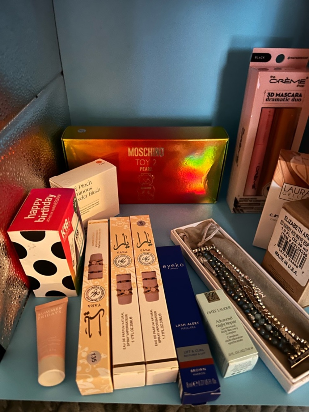 Resellers bundle make up skincare jewelry bracelet  Moschino new authentic